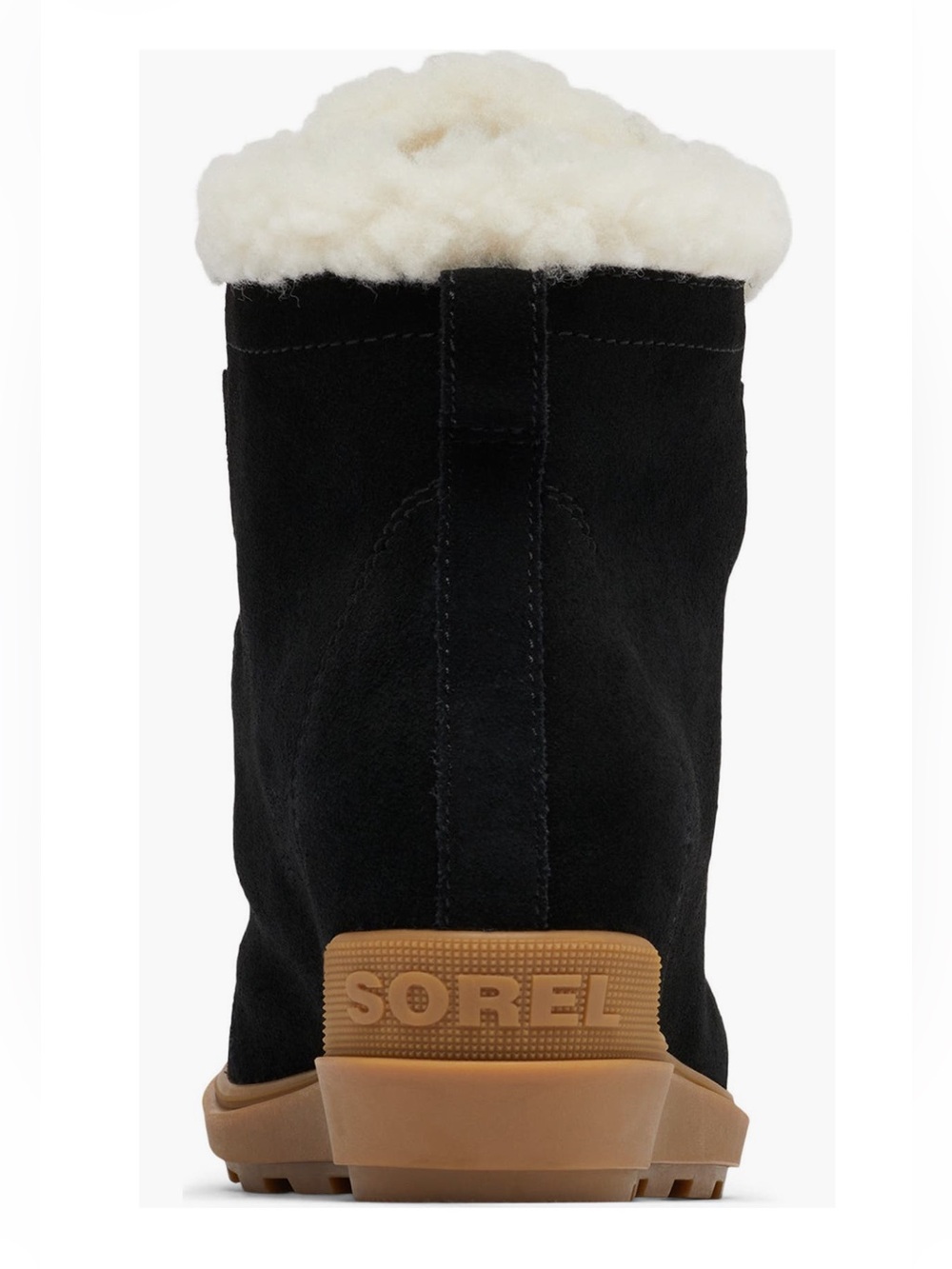 Sorel Evie II Cozy Waterproof Wedge Black Fur Lined  Winter Bootie-Sz 10.5, NWOB - Picture 5 of 16